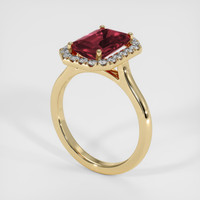 2.70 Ct. Gemstone Ring, 18K Yellow Gold 2