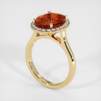 5.16 Ct. Gemstone Ring, 18K Yellow Gold 2