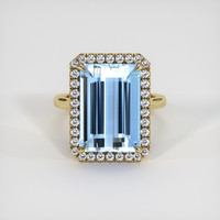 8.28 Ct. Gemstone Ring, 18K Yellow Gold 1