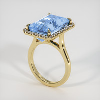 8.28 Ct. Gemstone Ring, 18K Yellow Gold 2