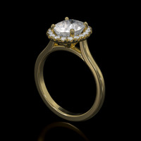 1.40 Ct. Gemstone Ring, 18K Yellow Gold 2