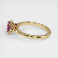 0.88 Ct. Gemstone Ring, 18K Yellow Gold 4