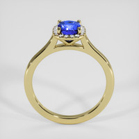 1.03 Ct. Blue Sapphire Ring, 18K Yellow Gold 3