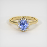 1.50 Ct. Sapphire Ring, 18K Yellow Gold 1