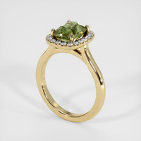 2.04 Ct. Sapphire Ring, 18K Yellow Gold 2