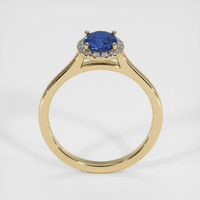 1.04 Ct. Blue Sapphire Ring, 18K Yellow Gold 3
