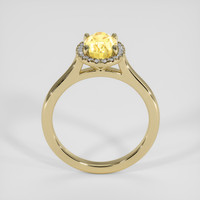 2.20 Ct. Yellow Sapphire Ring, 18K Yellow Gold 3