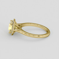 2.14 Ct. Yellow Sapphire Ring, 18K Yellow Gold 4