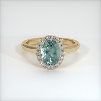 1.38 Ct. Sapphire Ring, 18K Yellow Gold 1