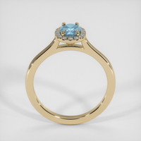 0.62 Ct. Sapphire Ring, 18K Yellow Gold 3
