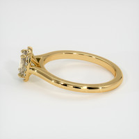 0.60 Ct. Sapphire Ring, 18K Yellow Gold 4