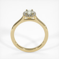 0.60 Ct. Sapphire Ring, 18K Yellow Gold 3