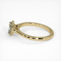 0.60 Ct. Sapphire Ring, 18K Yellow Gold 4