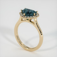 2.59 Ct. Sapphire Ring, 18K Yellow Gold 2