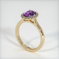 1.46 Ct. Sapphire Ring, 18K Yellow Gold 2