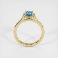0.86 Ct. Sapphire Ring, 18K Yellow Gold 3