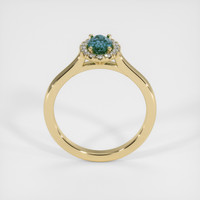 0.67 Ct. Sapphire Ring, 18K Yellow Gold 3
