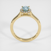 0.80 Ct. Sapphire Ring, 18K Yellow Gold 3