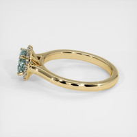 0.80 Ct. Sapphire Ring, 18K Yellow Gold 4