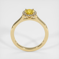 0.92 Ct. Yellow Sapphire Ring, 18K Yellow Gold 3