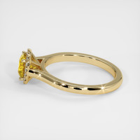 1.21 Ct. Yellow Sapphire Ring, 18K Yellow Gold 4