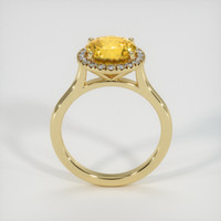 4.19 Ct. Sapphire Ring, 18K Yellow Gold 3