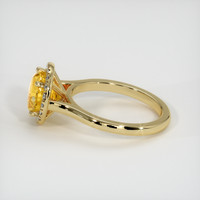 4.19 Ct. Sapphire Ring, 18K Yellow Gold 4