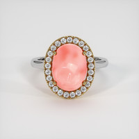 3.65 Ct. Gemstone Ring, 14K Yellow & White 1