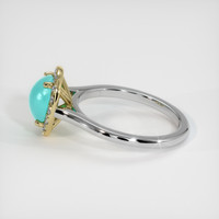 1.24 Ct. Gemstone Ring, 14K Yellow & White 4