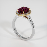 2.83 Ct. Gemstone Ring, 14K Yellow & White 2