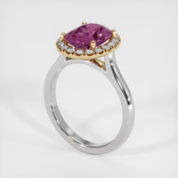 2.31 Ct. Gemstone Ring, 14K Yellow & White 2