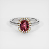 1.19 Ct. Sapphire Ring, 14K Yellow & White 1