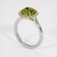 1.87 Ct. Gemstone Ring, 18K Yellow & White 2