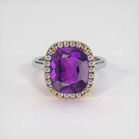 4.86 Ct. Gemstone Ring, 18K Yellow & White 1