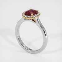 1.19 Ct. Sapphire Ring, 18K Yellow & White 2