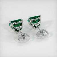 <span>2.55</span>&nbsp;<span class="tooltip-light">Ct.Tw.<span class="tooltiptext">Total Carat Weight</span></span> Emerald Earrings, Platinum 950 4