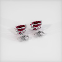 <span>1.12</span>&nbsp;<span class="tooltip-light">Ct.Tw.<span class="tooltiptext">Total Carat Weight</span></span> Ruby Earrings, Platinum 950 4