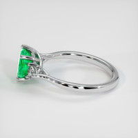 1.61 Ct. Emerald Ring, Platinum 950 4