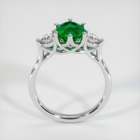 1.43 Ct. Emerald Ring, Platinum 950 3