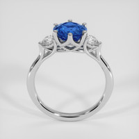 2.21 Ct. Blue Sapphire Ring, Platinum 950 3