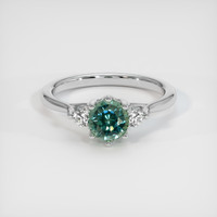 1.12 Ct. Sapphire Ring, Platinum 950 1
