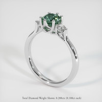 1.12 Ct. Sapphire Ring, Platinum 950 2