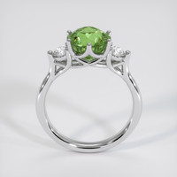 3.99 Ct. Green Sapphire Ring, Platinum 950 3