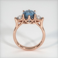 3.24 Ct. Sapphire Ring, 14K Rose Gold 3