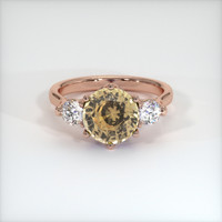 2.34 Ct. Sapphire Ring, 14K Rose Gold 1