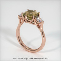 2.34 Ct. Sapphire Ring, 14K Rose Gold 2