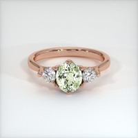 1.44 Ct. Sapphire Ring, 18K Rose Gold 1