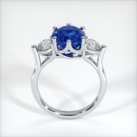 5.18 Ct. Blue Sapphire Ring, 10K White Gold 3