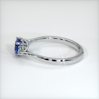 0.76 Ct. Blue Sapphire Ring, 10K White Gold 4