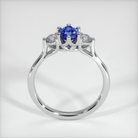 0.67 Ct. Blue Sapphire Ring, 10K White Gold 3